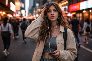 Gen Z woman showing resilience