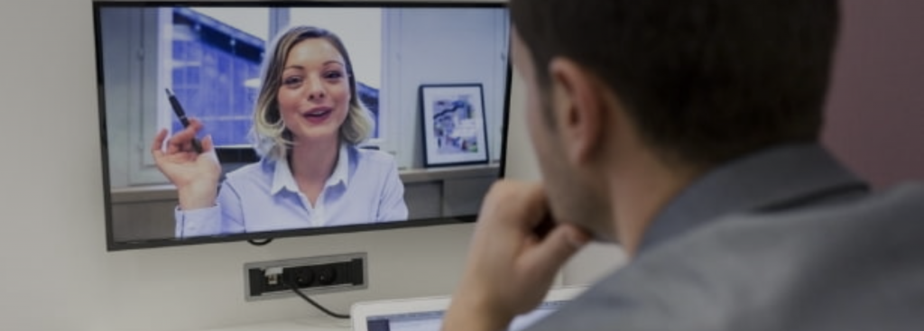 One-on-one videoconference