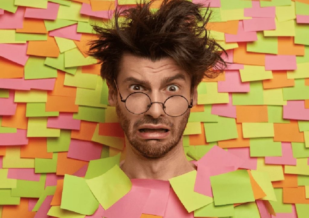 Image of young man stuck in his life and career