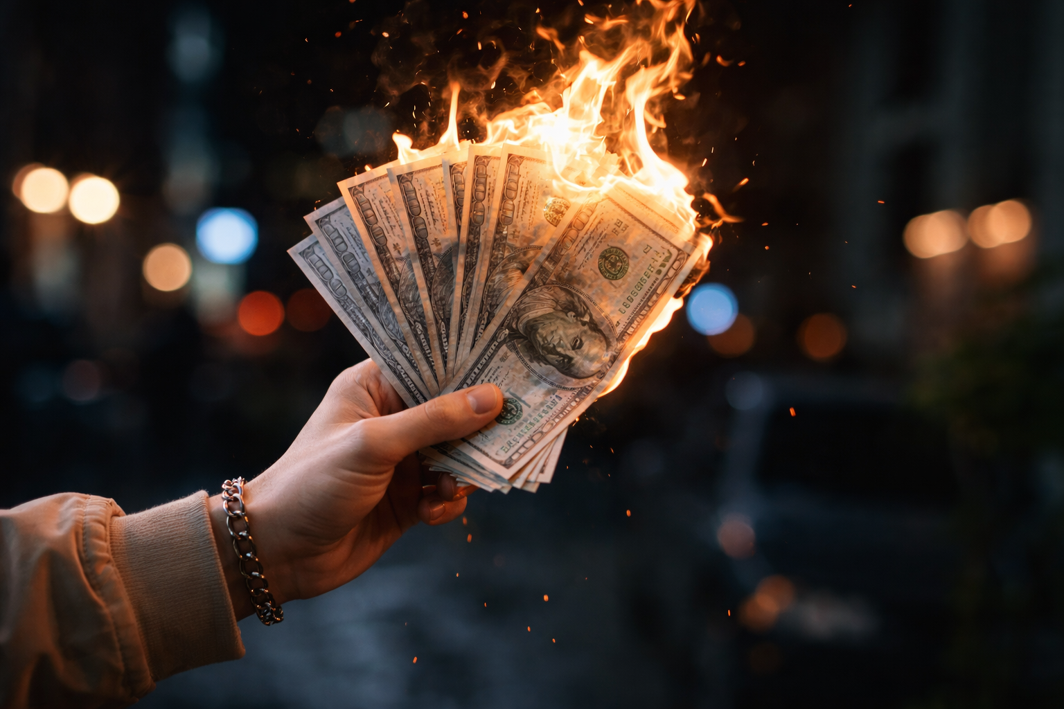 Gen Z seeing his money burn quickly